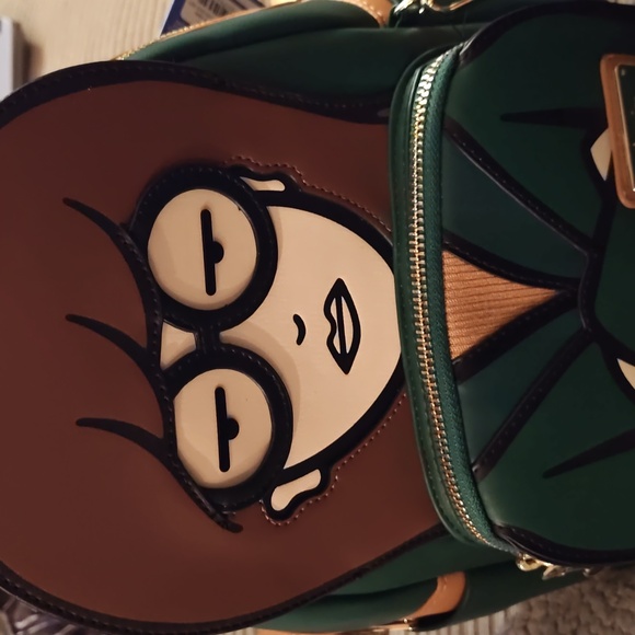 Loungefly Daria Green and Tan Backpack - Picture 7 of 8